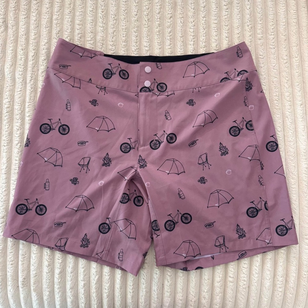 Wild Rye Camp Mauve Mountain Biking Shorts NWT